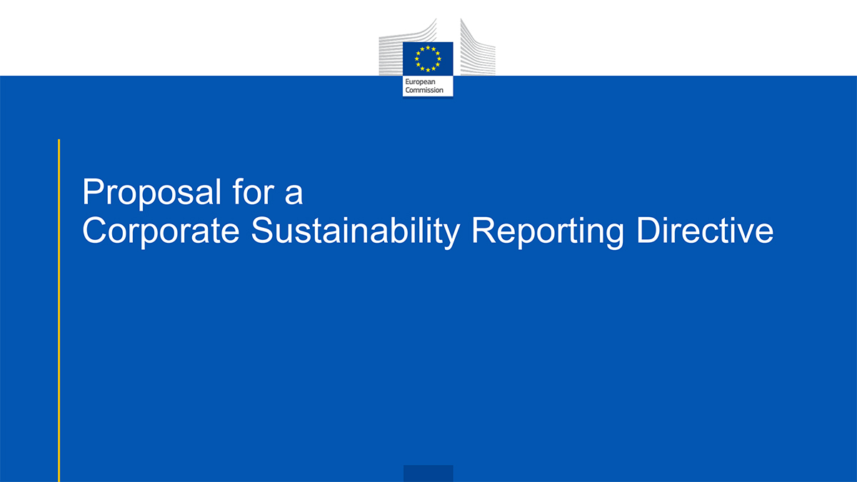 Proposal for a Corporate Sustainability Reporting Directive