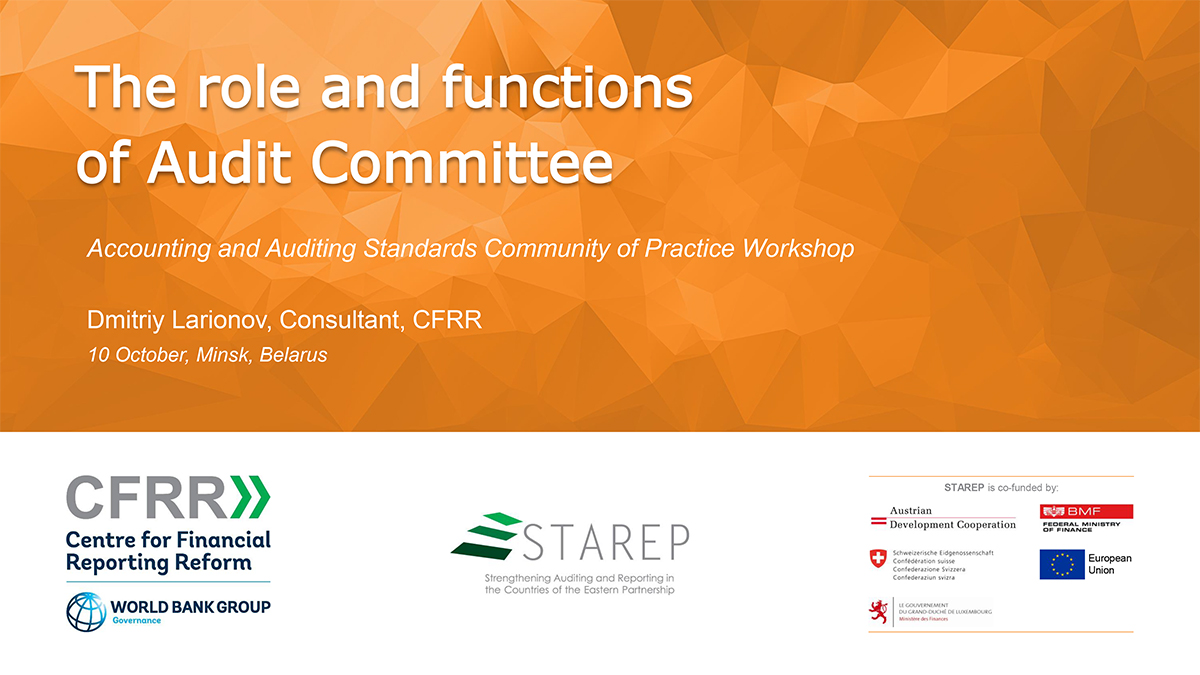 The role and functions of Audit Committee