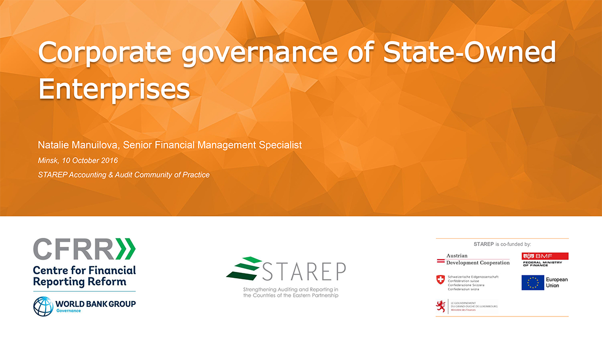 Corporate governance of State-Owned Enterprises 