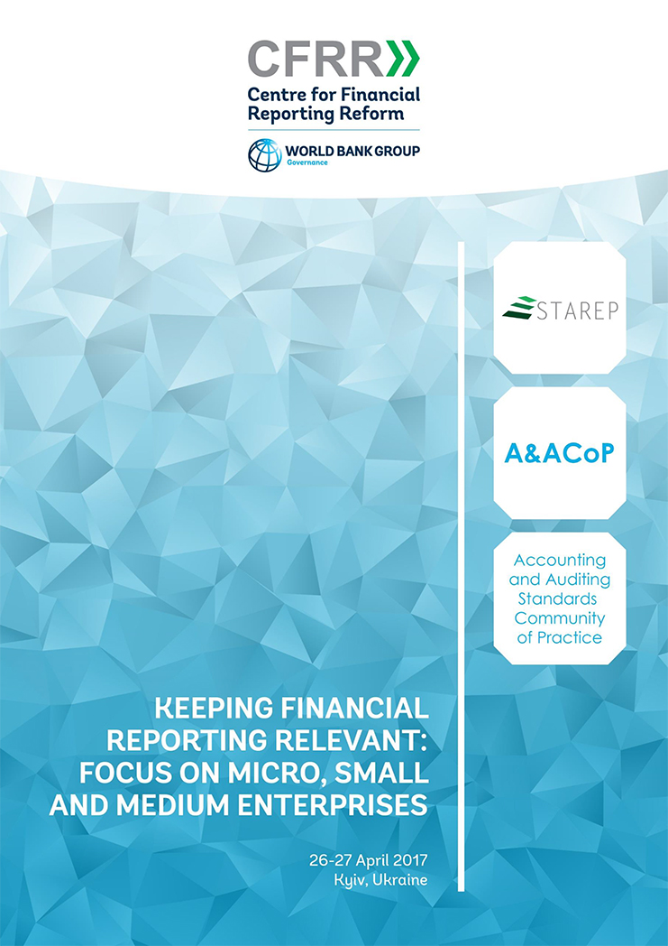 "Keeping Financial Reporting Relevant: Focus on Micro, Small and Medium Enterprises" Agenda
