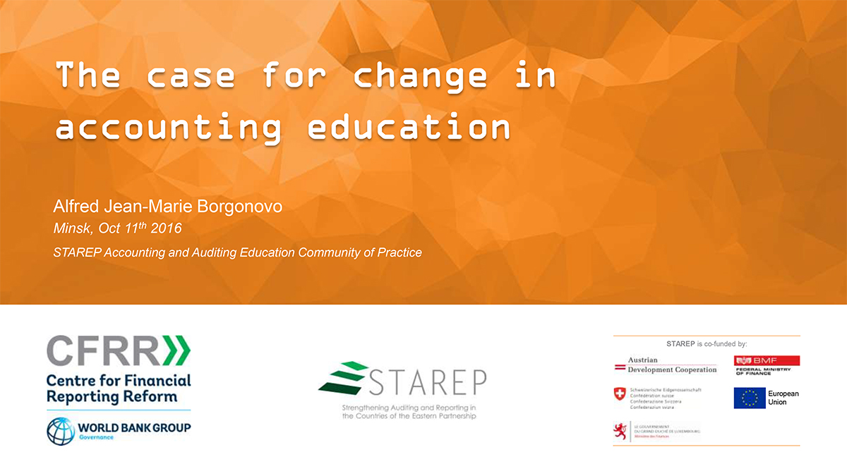 The case for change in accounting education