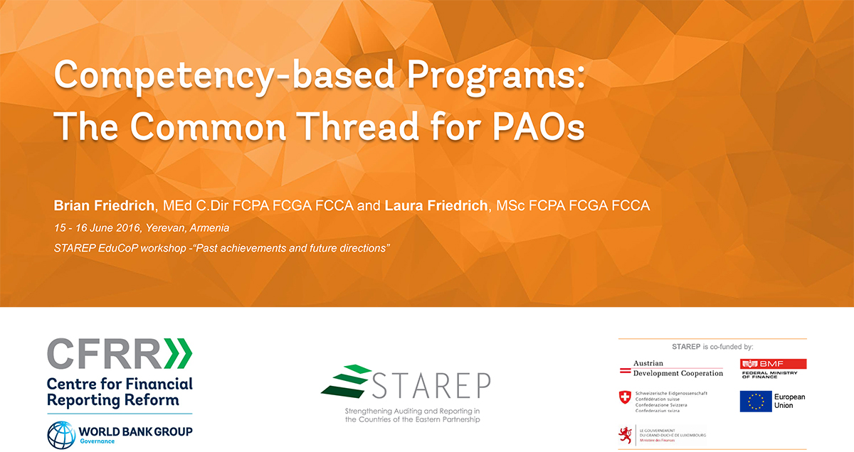 Competency-based Programs: The Common Thread for PAOs