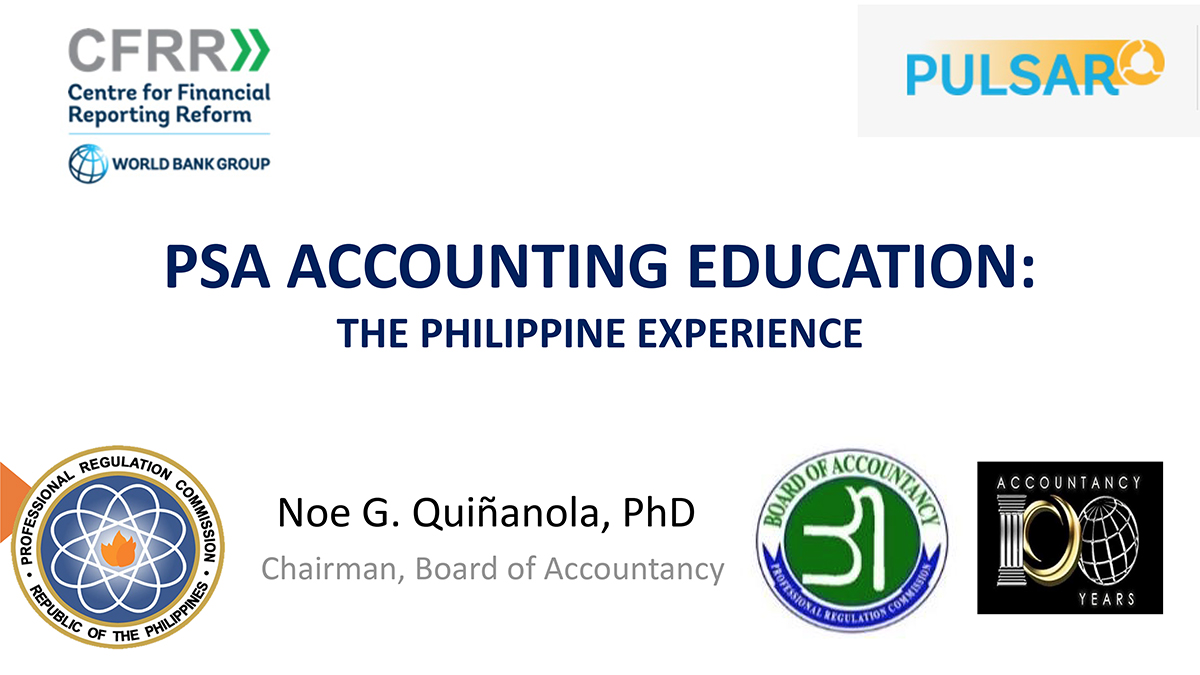 Public Sector Accounting Education model implemented in Philippines 