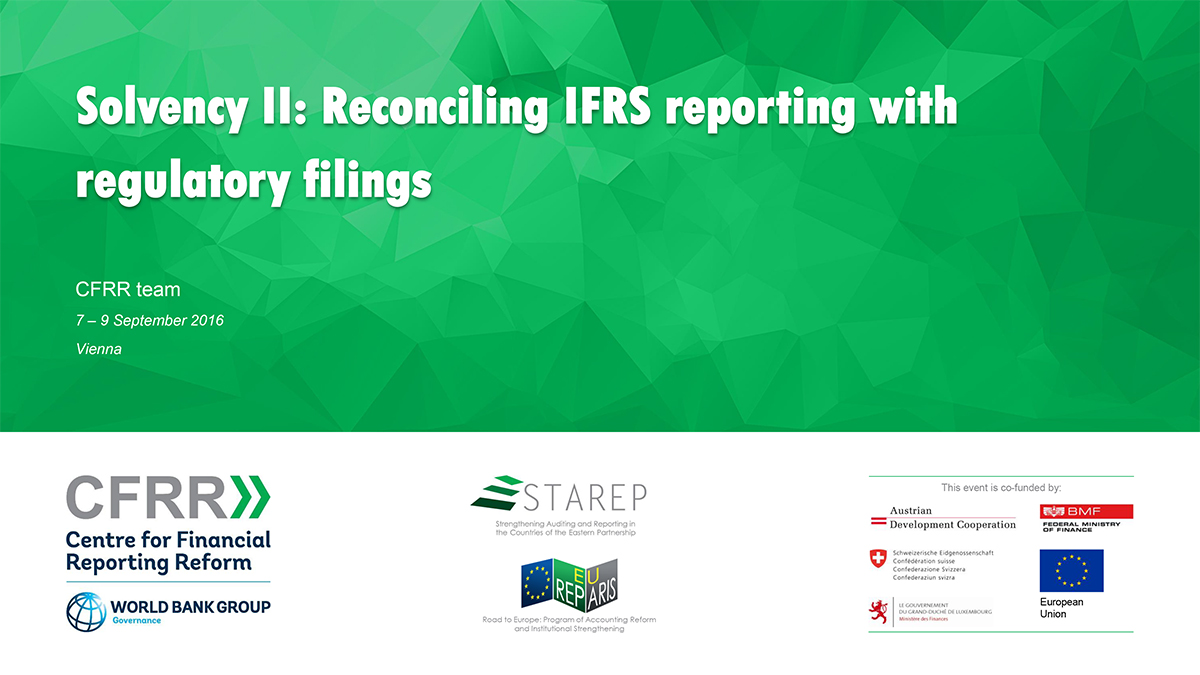 Solvency 2: Reconciling IFRS with regulatory filings