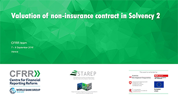 Valuation of non-insurance contract in Solvency 2
