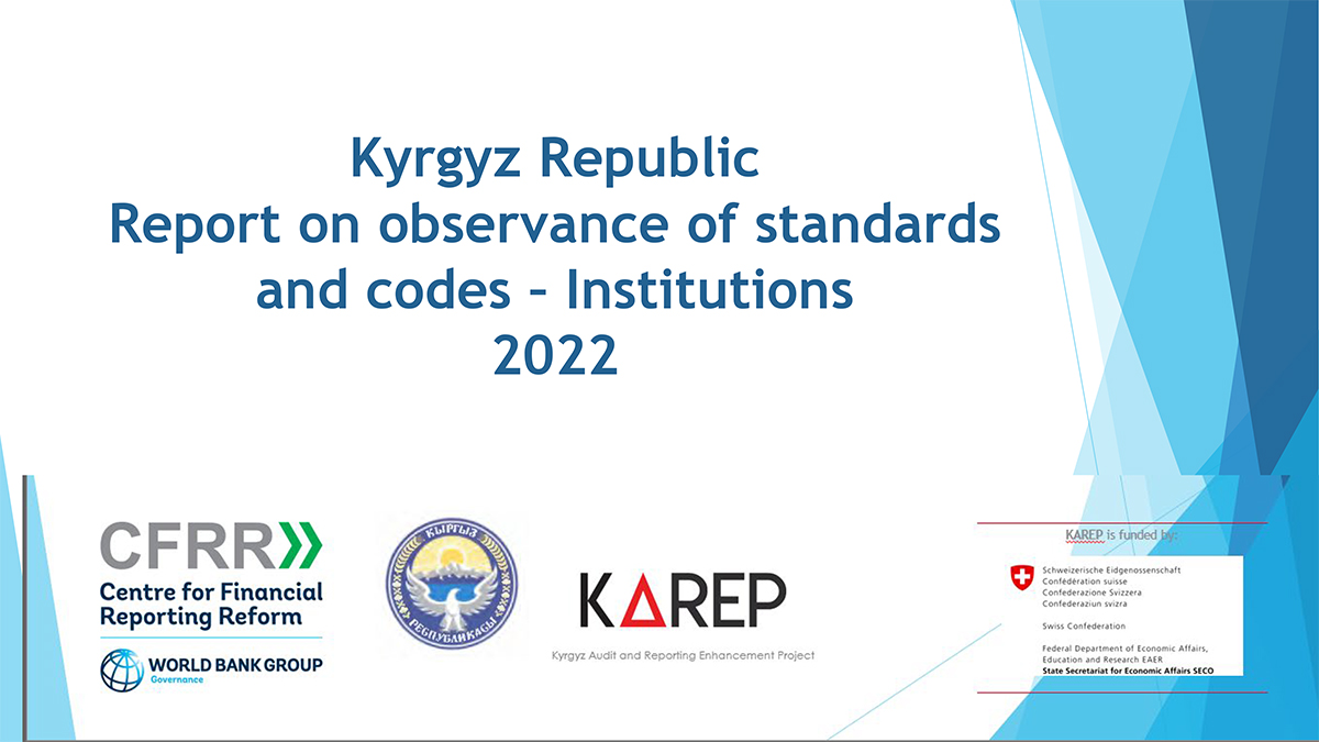 Kyrgyz Republic  Report on observance of standards and codes 
