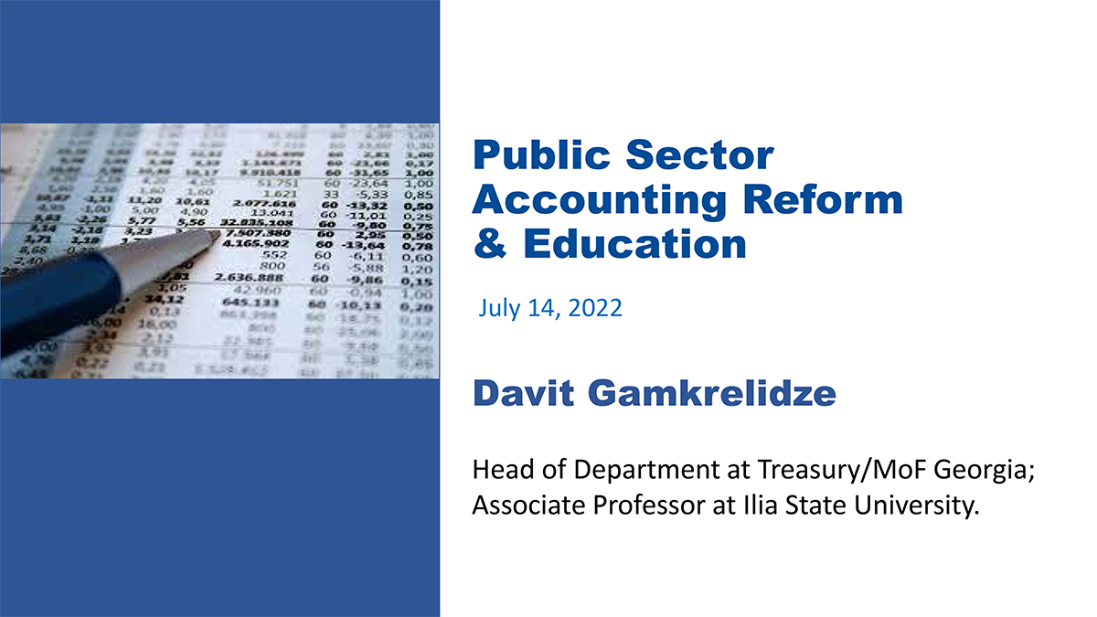 Public Sector Accounting Reform and Education (model implemented in Georgia)