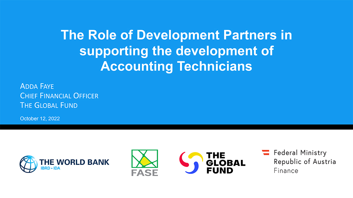 Session 5. The role of development Partners: Global Fund