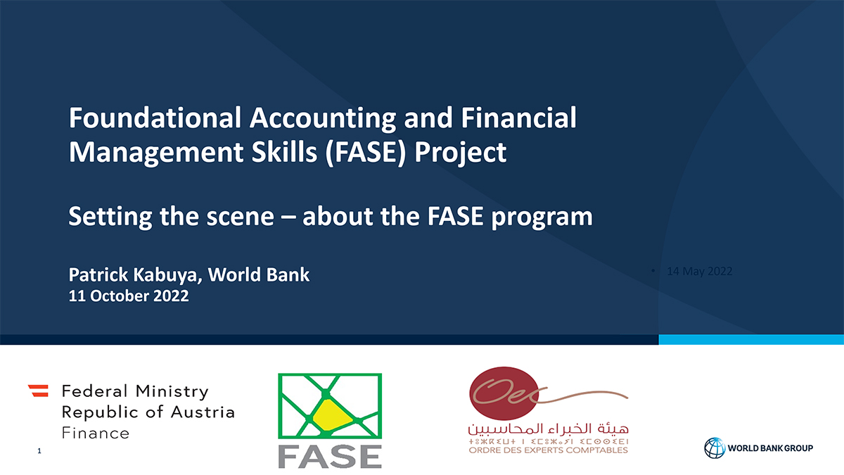 Session 0: Setting the scene – about the FASE program