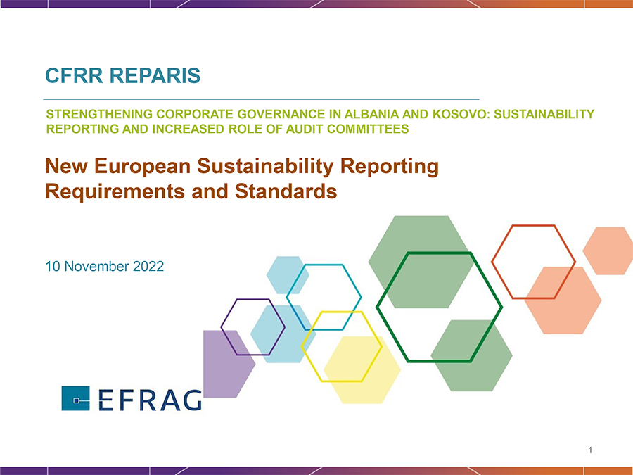New European Sustainability Reporting Requirements and Standards 