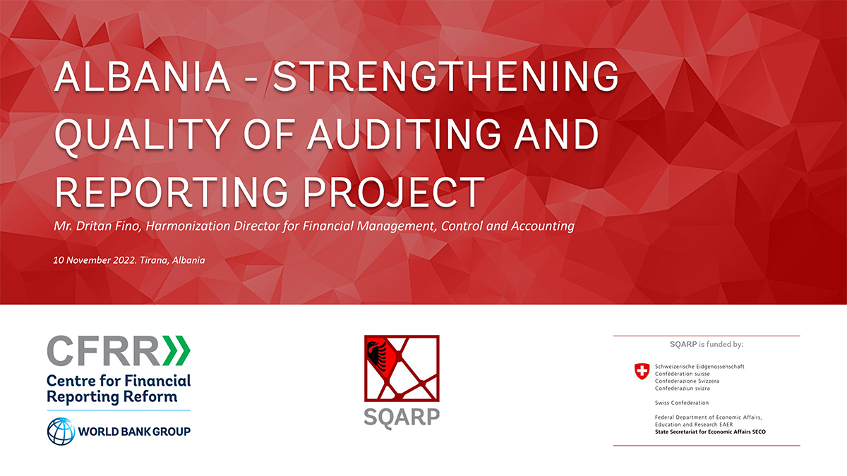 Albania - Strengthening the Quality of Auditing and Reporting Project 