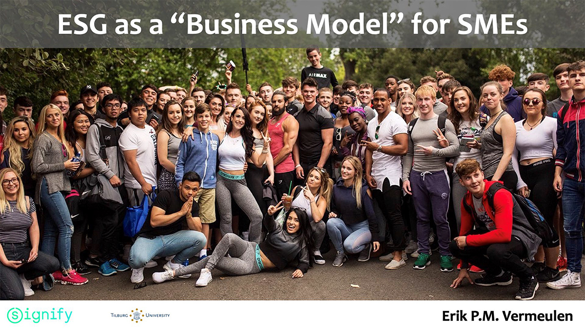 ESG as a “business model” for SMEs 