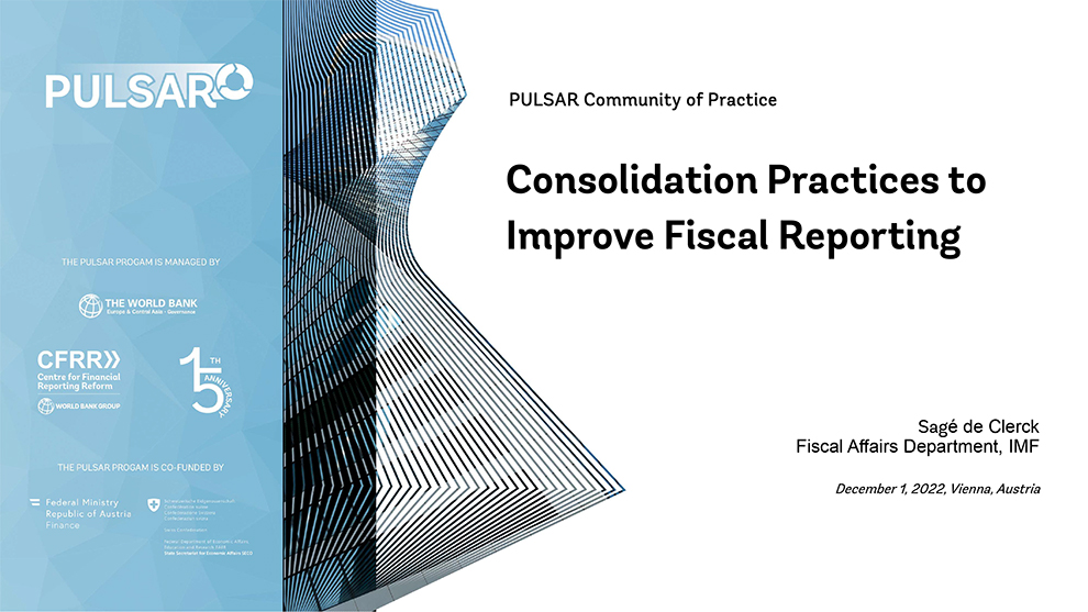 Consolidation Practices to Improve Fiscal Reporting