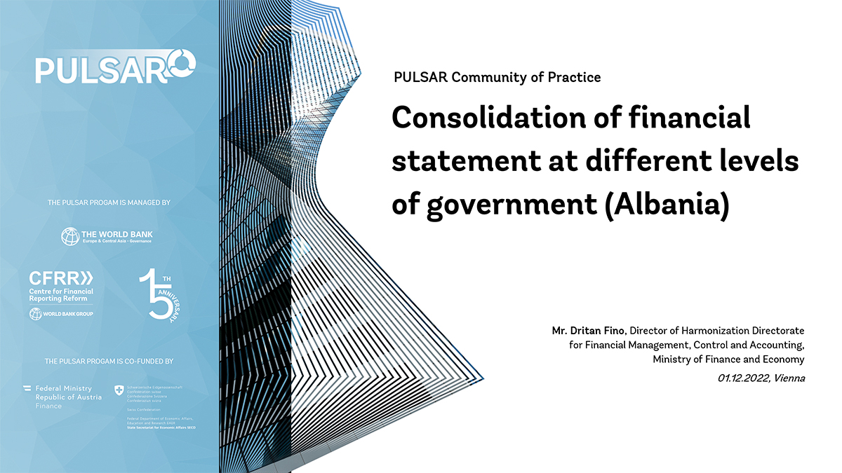 Consolidation of financial statement at different levels of government (Albania)