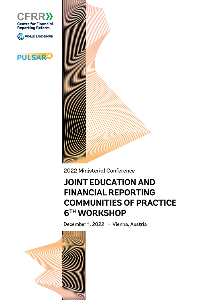 "PULSAR Joint Education and Financial Reporting Communities of Practice 6th Workshop" Agenda