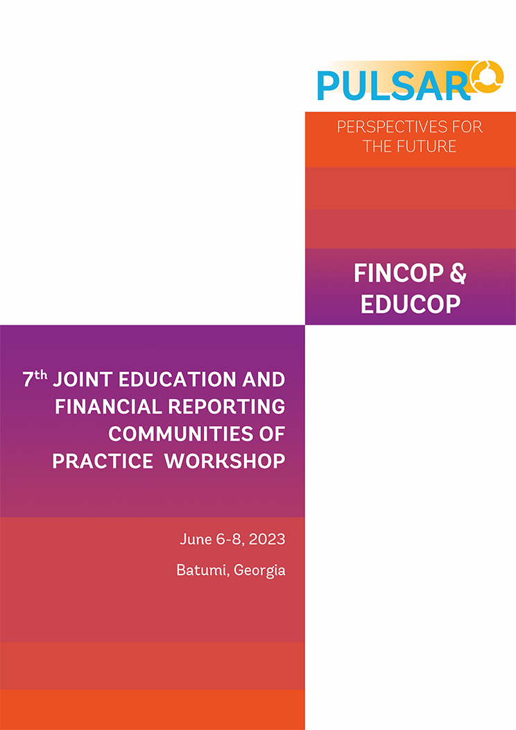 "PULSAR joint Education and Financial Reporting Communities of Practice 7th Workshop" Agenda