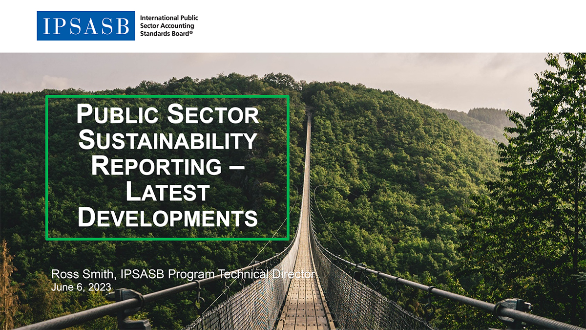 Public Sector Sustainability Reporting – Latest Developments