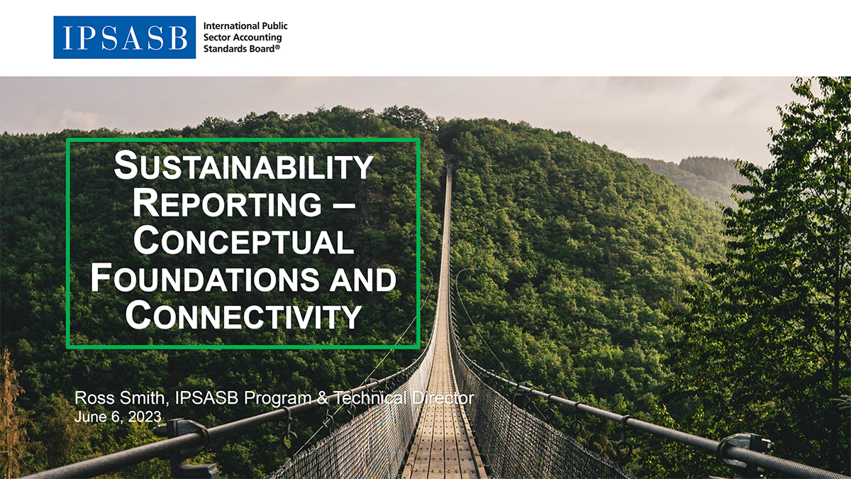 Sustainability Reporting – Conceptual Foundations and Connectivity