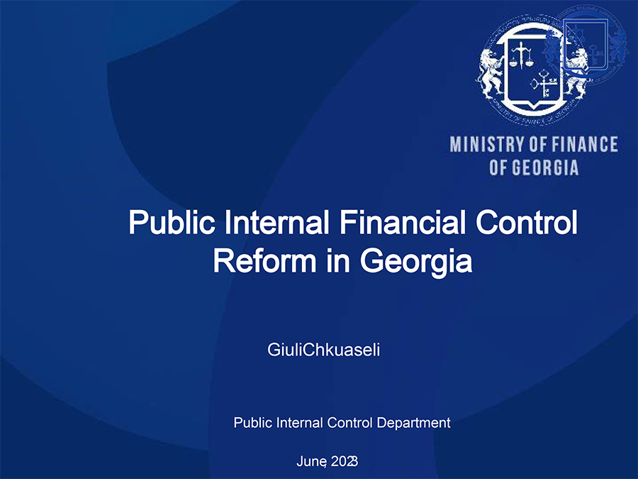 Public Internal Financial Control Reform in Georgia