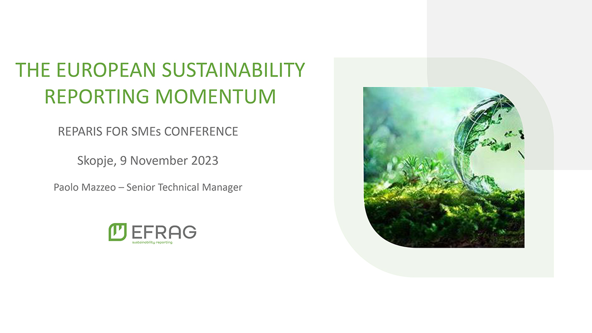The European Sustainability Reporting Momentum
