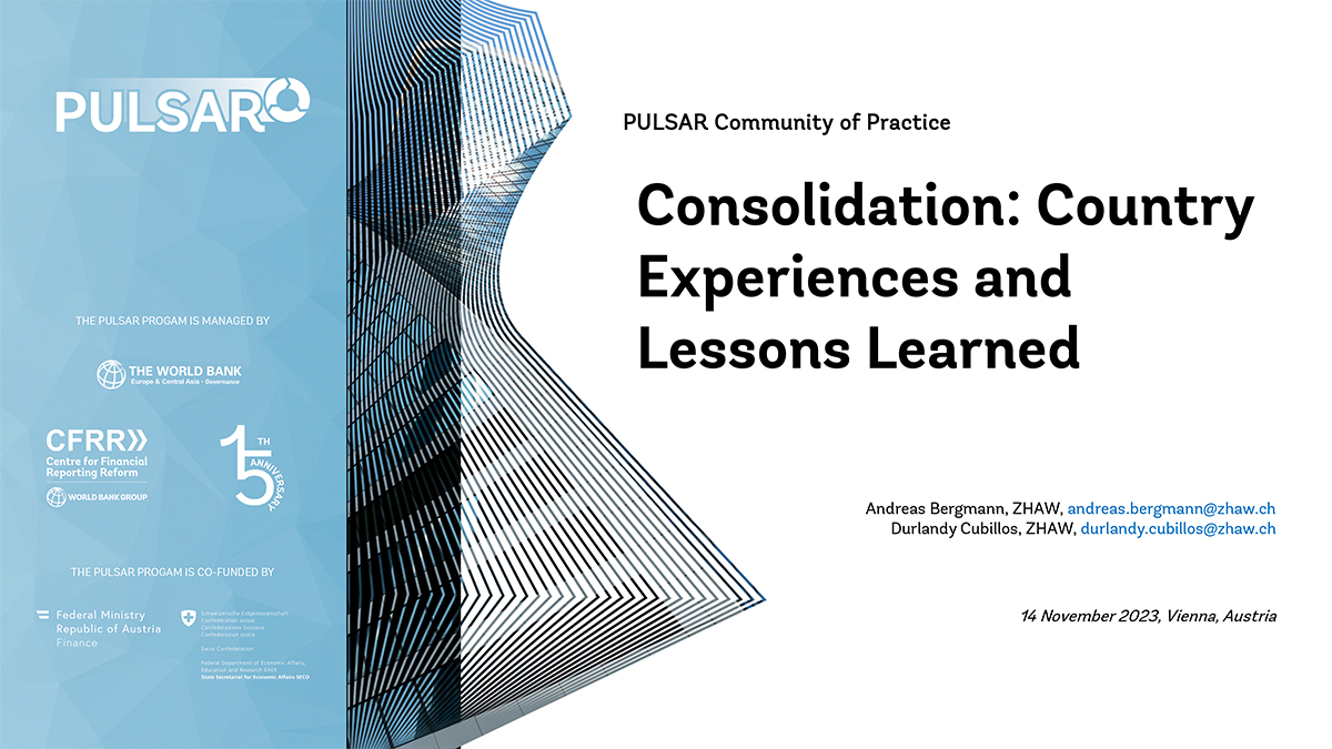 Consolidation: Country Experiences and Lessons Learned