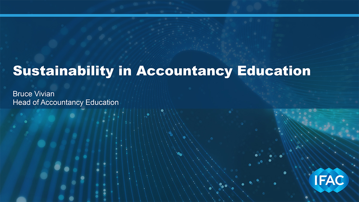 Sustainability in Accountancy Education