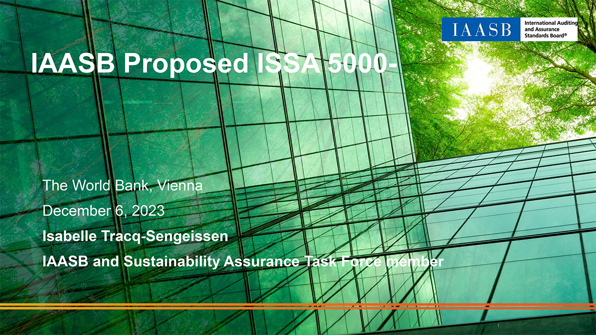 IAASB Proposed ISSA 5000