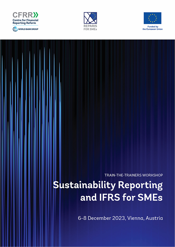 "Sustainability Reporting and IFRS for SMEs" Agenda