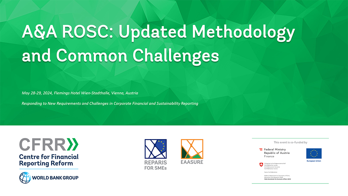 A&A ROSC: Updated Methodology and Common Challenges 