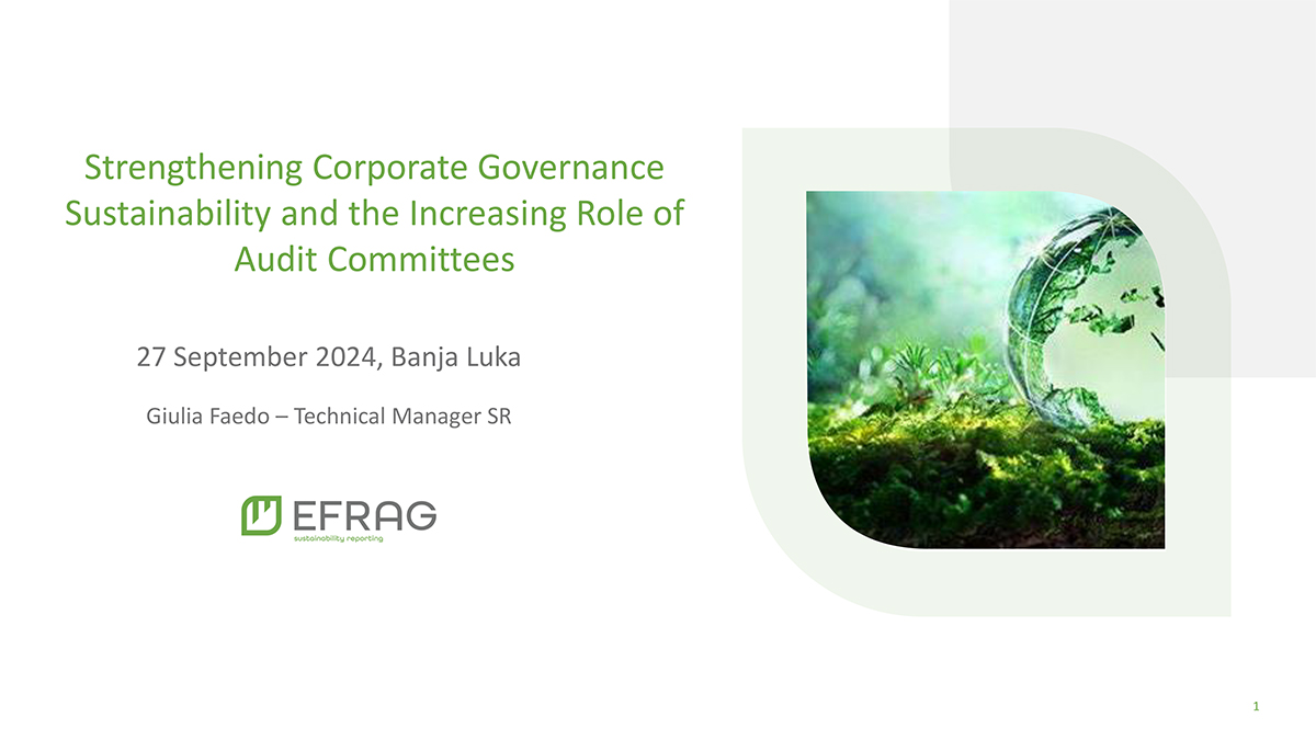 Strengthening Corporate Governance Sustainability and the Increasing Role of Audit Committees