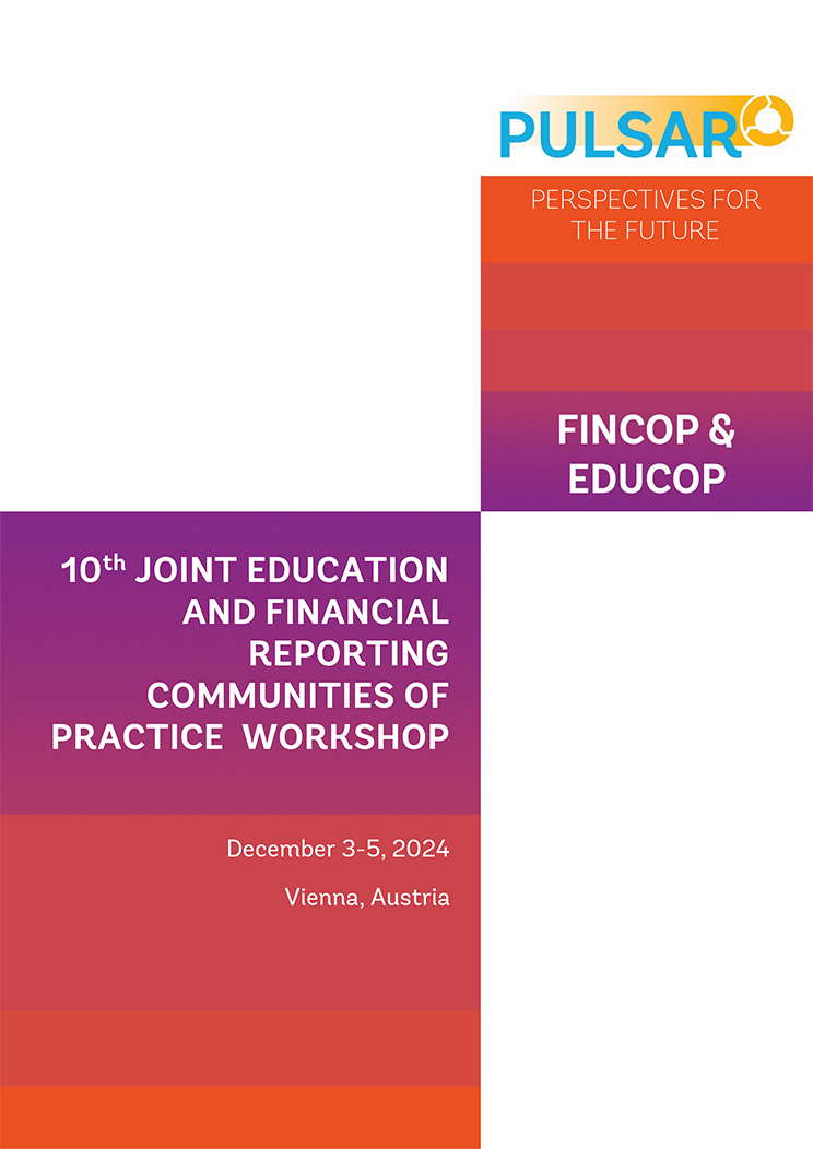 "PULSAR joint Education and Financial Reporting Communities of Practice 10th Workshop" Agenda