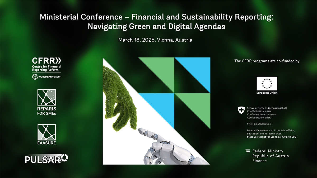 Ministerial Conference – Financial and Sustainability Reporting: Navigating Green and Digital Agendas