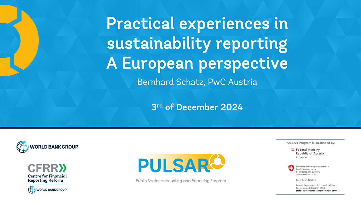 Practical experiences in sustainability reporting: A European perspective