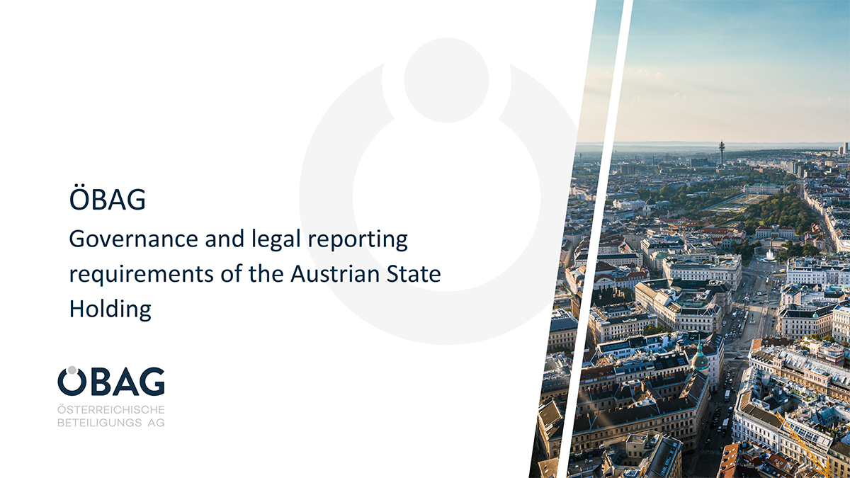 Governance and legal reporting requirements of the Austrian State Holding