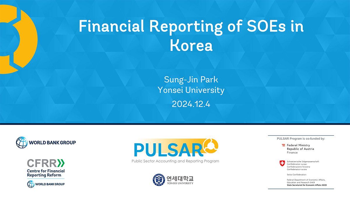 Financial Reporting of SOEs in Korea