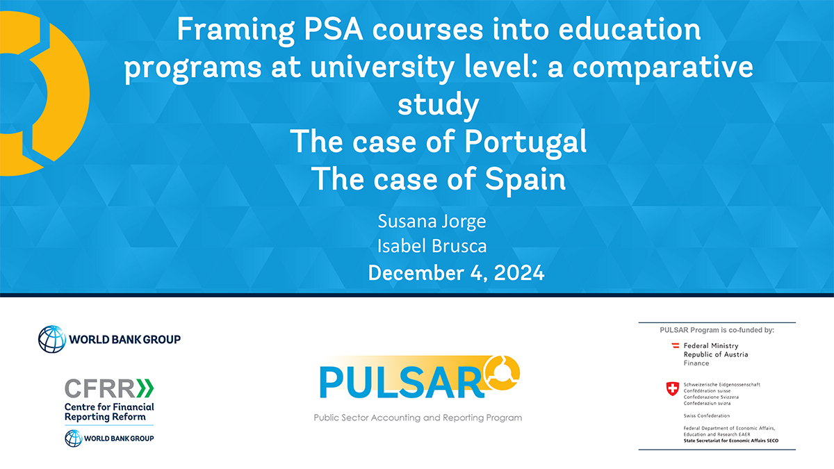 Framing PSA courses into education programs at university level: a comparative study - The case of Portugal and the case of Spain