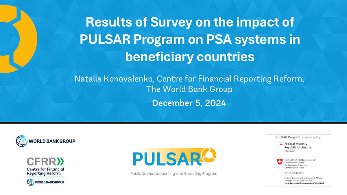 Results of Survey on the impact of PULSAR Program on PSA systems in beneficiary countries