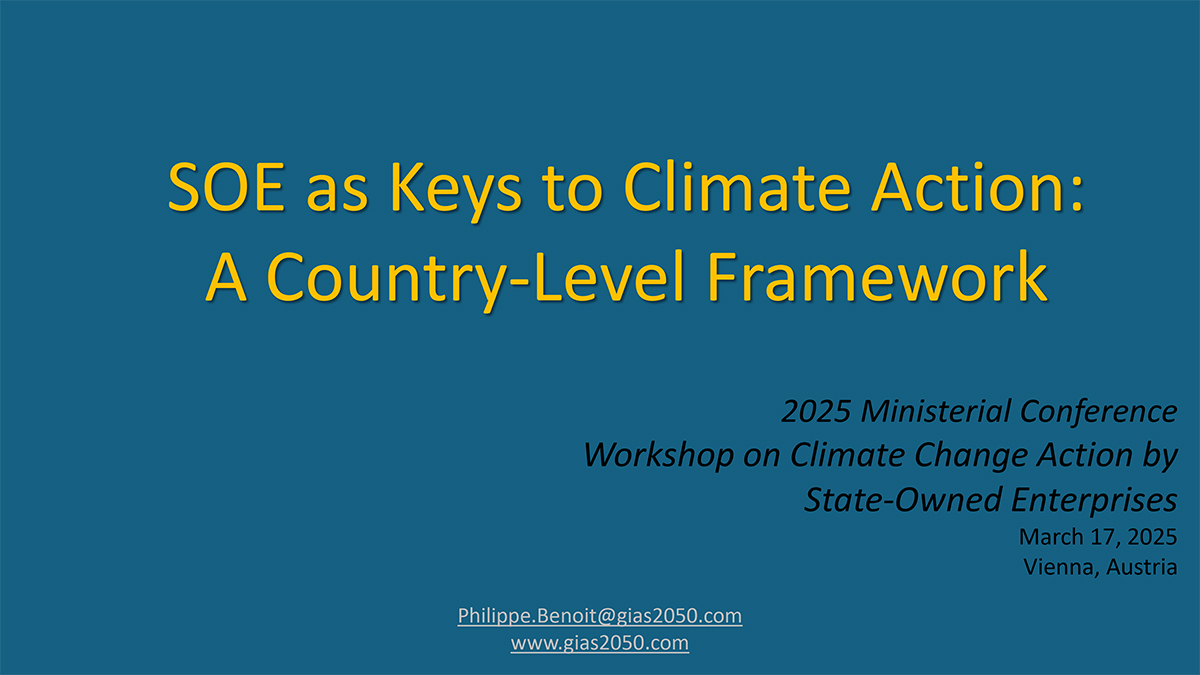 SOE as Keys to Climate Action: A Country-Level Framework