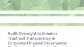 Audit Oversight to Enhance Trust and Transparency in Corporate Financial Statements: Challenges in Developing Countries cover