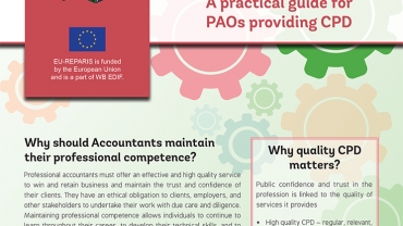 Practical guide for PAOs on continuing professional development for accountants cover