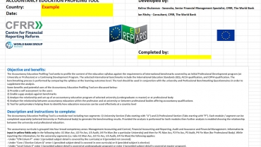 Example of the Benchmarking Tool cover