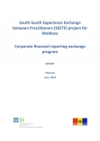 Corporate financial reporting exchange program: Final Report cover