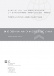 Bosnia and Herzegovina Accounting and Auditing Report on the Observance of Standards and Codes cover