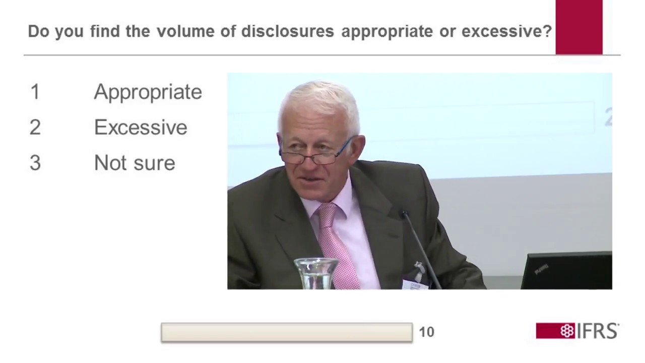 Embedded thumbnail for Disclosures under IFRS 7 and IFRS 8 by Philippe Danjou, IASB Board Member