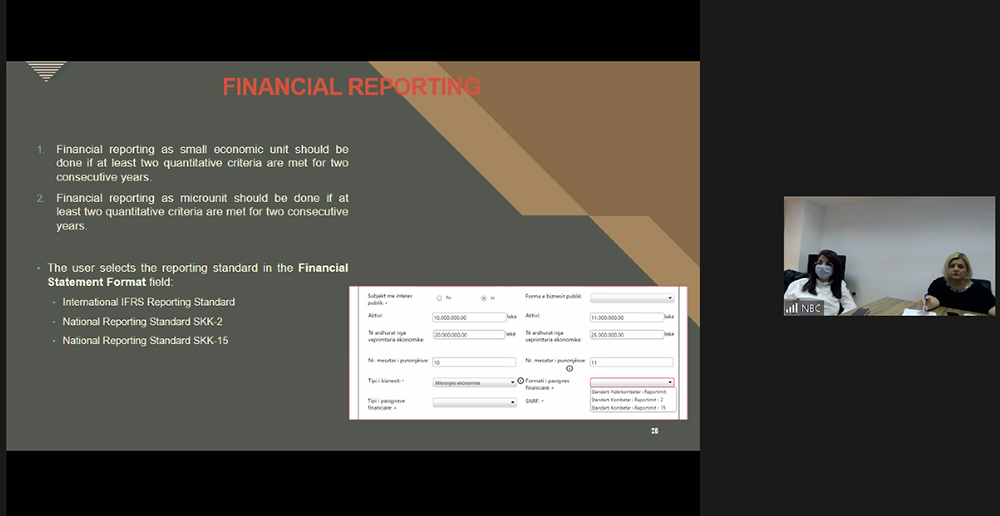 Exchange Experience Webinar:  Financial Statements Depository – the experience of Albania