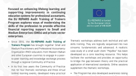 EU-REPARIS Audit Training of Trainers Program cover